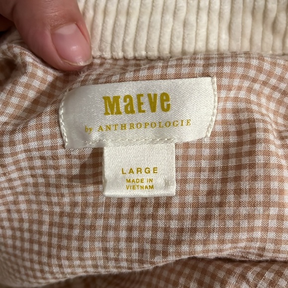 NWOT‎ ANTHROPOLOGIE Cream Button-Up Women's Jacket - Picture 13 of 14